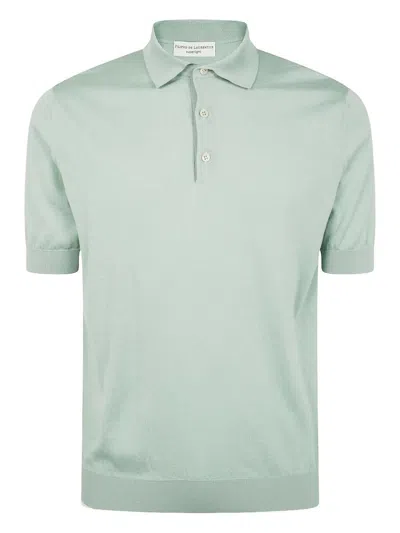 Filippo De Laurentiis Short Sleeves Polo Shirt In Blue