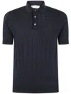 Filippo De Laurentiis Short Sleeves Polo Shirt In Blue