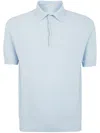 Filippo De Laurentiis Short Sleeves Rice Stitch Polo Shirt