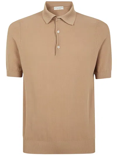 Filippo De Laurentiis Short Sleeves Rice Stitch Polo Shirt Clothing In Multicolor
