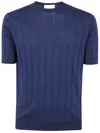 Filippo De Laurentiis Short Sleeves Round Neck Sweater