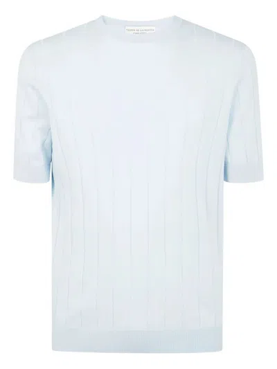 Filippo De Laurentiis Short Sleeves Round Neck Sweater