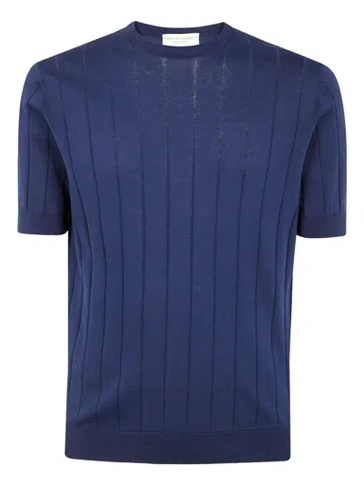 Filippo De Laurentiis Short Sleeves Round Neck Sweater