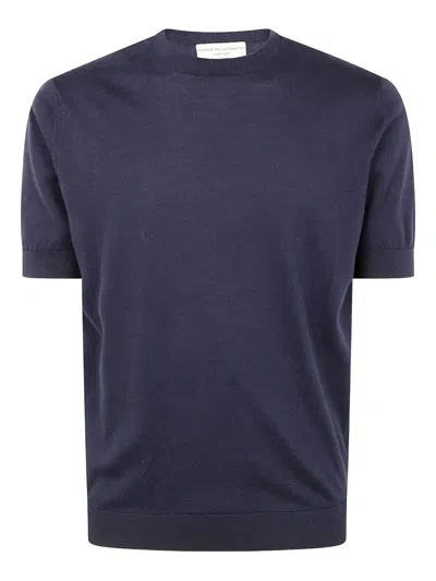 Filippo De Laurentiis Short Sleeves Round Neck Sweater