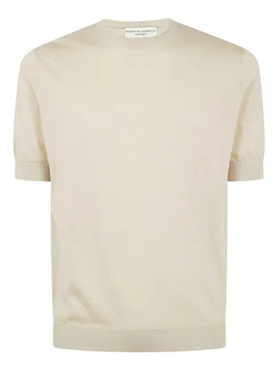 Filippo De Laurentiis Short Sleeves Round Neck Sweater