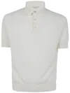 Filippo De Laurentiis Short Sleeves Polo Shirt In White