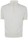 Filippo De Laurentiis Short Sleeves Three Buttons Polo Shirt Clothing In White