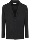 Filippo De Laurentiis Single Breasted Revers Jacket Clothing In Black