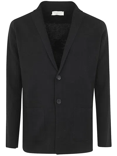 Filippo De Laurentiis Single Breasted Revers Jacket Clothing In Black