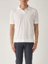 Filippo De Laurentiis Short Sleeves Skipper Polo Shirt In White