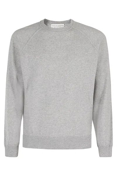 Filippo De Laurentiis Soft Wool Blend Crew Neck Pullover