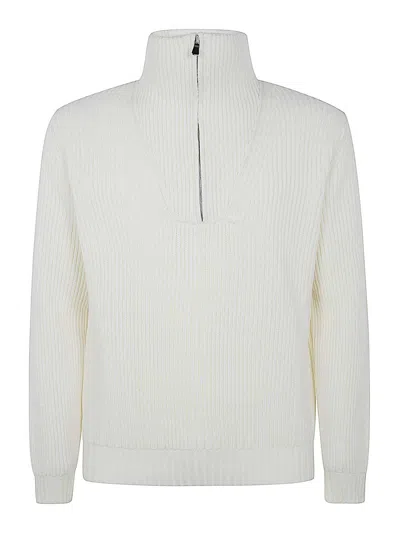 FILIPPO DE LAURENTIIS SUÉTER CUELLO REDONDO - BLANCO