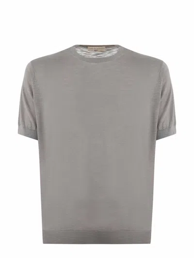 Filippo De Laurentiis T-shirt In Cotton Thread In Brown