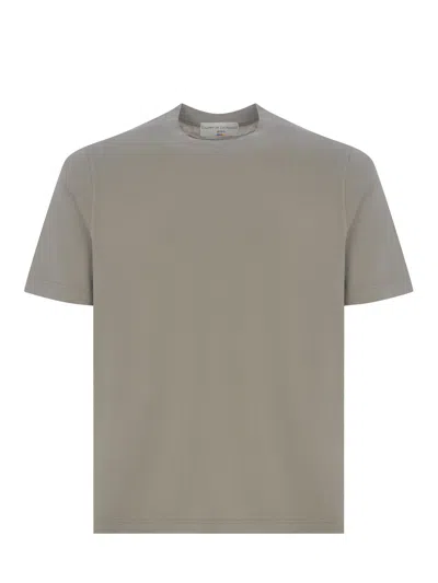 Filippo De Laurentiis T-shirt Filippo De Laurentis Made Of Cotton In Dove Grey