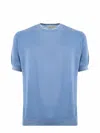 FILIPPO DE LAURENTIIS FILIPPO DE LAURENTIIS  T-SHIRTS AND POLOS CLEAR BLUE
