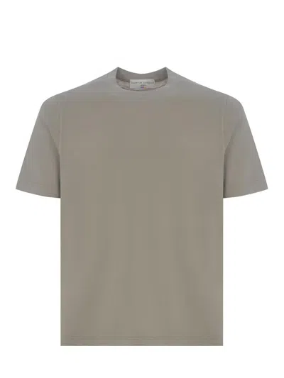 FILIPPO DE LAURENTIIS FILIPPO DE LAURENTIIS  T-SHIRTS AND POLOS DOVE GREY