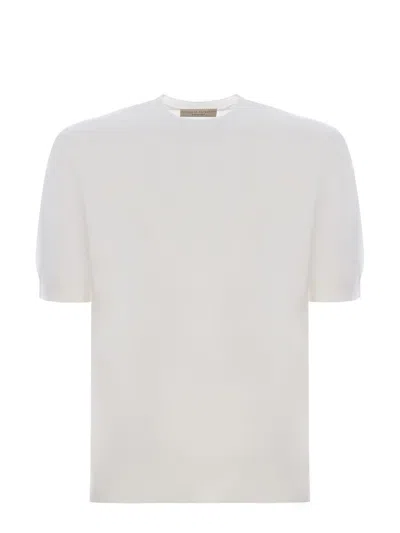 FILIPPO DE LAURENTIIS FILIPPO DE LAURENTIIS  T-SHIRTS AND POLOS WHITE