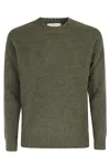 Filippo De Laurentiis Textured Crew Neck Sweater In Green