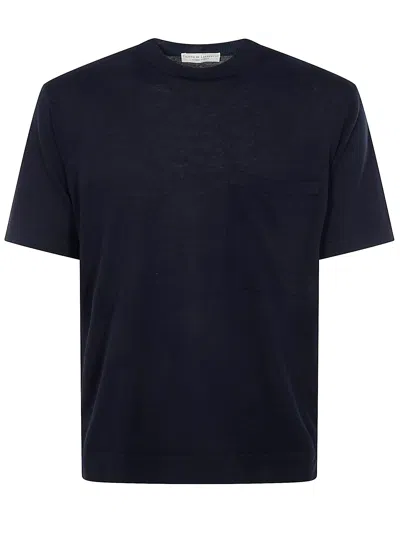 Filippo De Laurentiis Tshirt Pocket Ss Over In Blue