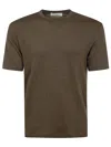 Filippo De Laurentiis Tshirt Ss In Brown