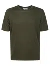 Filippo De Laurentiis Tshirt Mm Lino Stretch In Military