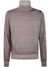 Filippo De Laurentiis Turtleneck Virgin-wool Sweater In Brown