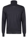 Filippo De Laurentiis Turtle Neck Sweater In Blue