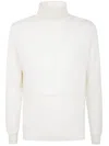 Filippo De Laurentiis Long Sleeves Merinos Turtleneck In White