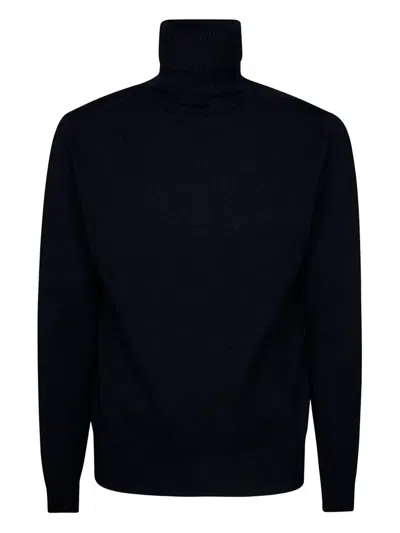 Filippo De Laurentiis Turtleneck Knitwear In Blue