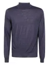 Filippo De Laurentiis Mock Turtle Neck Sweater Clothing In Blue