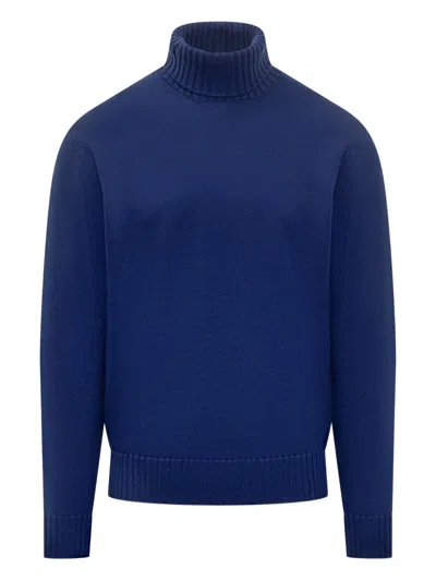 Filippo De Laurentiis Pullover Mit Rollkragen In Blue