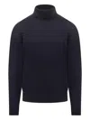 Filippo De Laurentiis Turtleneck Sweater In Blue
