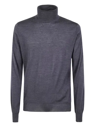 Filippo De Laurentiis Turtleneck Sweater In Gray