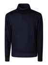Filippo De Laurentiis Turtleneck Wool Cashmere In Light Grey