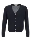 Filippo De Laurentiis V-neck Ribbed-edge Cardigan