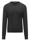 Filippo De Laurentiis V-neck Sweater In Black