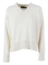 Filippo De Laurentiis V-neck Sweater In Neutral