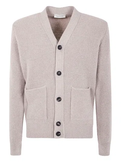 FILIPPO DE LAURENTIIS V-NECK WOOL CARDIGAN