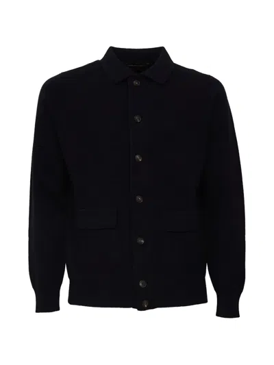Filippo De Laurentiis Valstar Punto Milano Cardigan In Blue