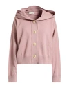 Filippo De Laurentiis Woman Cardigan Blush Size L Cashmere In Pink