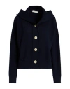 Filippo De Laurentiis Woman Cardigan Midnight Blue Size L Cashmere In Black