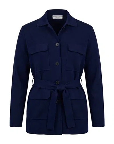 Filippo De Laurentiis Woman Cardigan Midnight Blue Size M Cotton