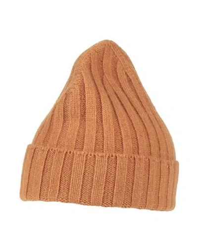 Filippo De Laurentiis Woman Hat Tan Size Onesize Merino Wool, Silk, Cashmere