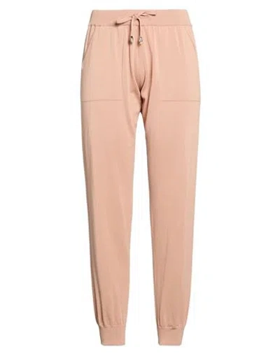 Filippo De Laurentiis Woman Pants Light Brown Size S Cotton In Multi