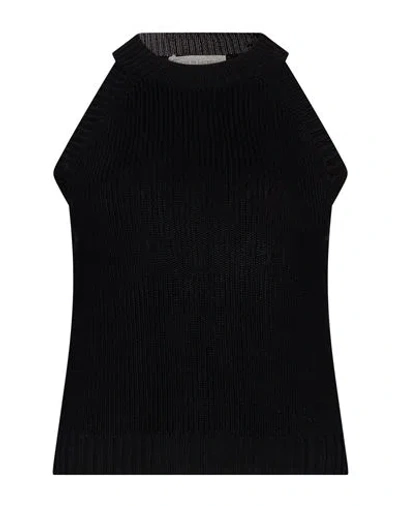 Filippo De Laurentiis Woman Sweater Black Size S Cotton