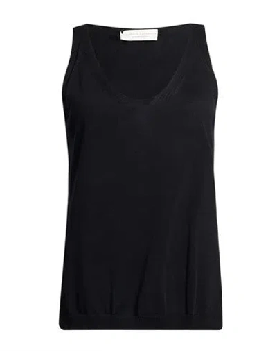 Filippo De Laurentiis Woman Sweater Black Size S Cotton