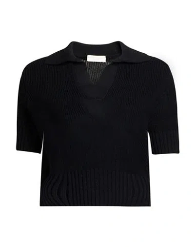 Filippo De Laurentiis Woman Sweater Black Size S Cotton