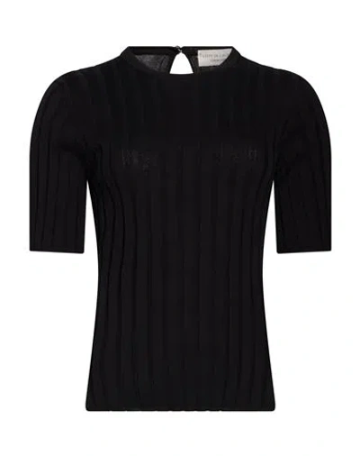 Filippo De Laurentiis Woman Sweater Black Size Xs Cotton