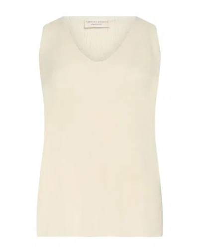 Filippo De Laurentiis Woman Sweater Ivory Size M Cotton In Neutral