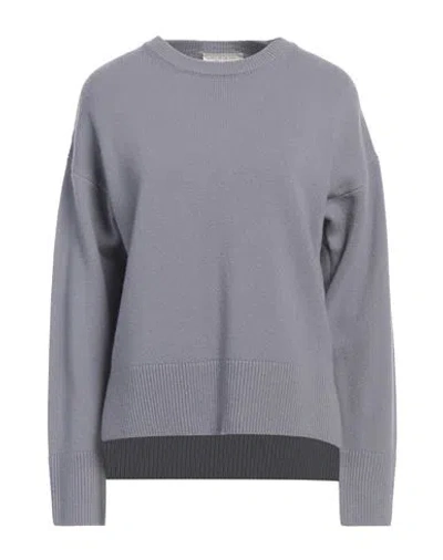 Filippo De Laurentiis Woman Sweater Lead Size Xl Cashmere In Gray